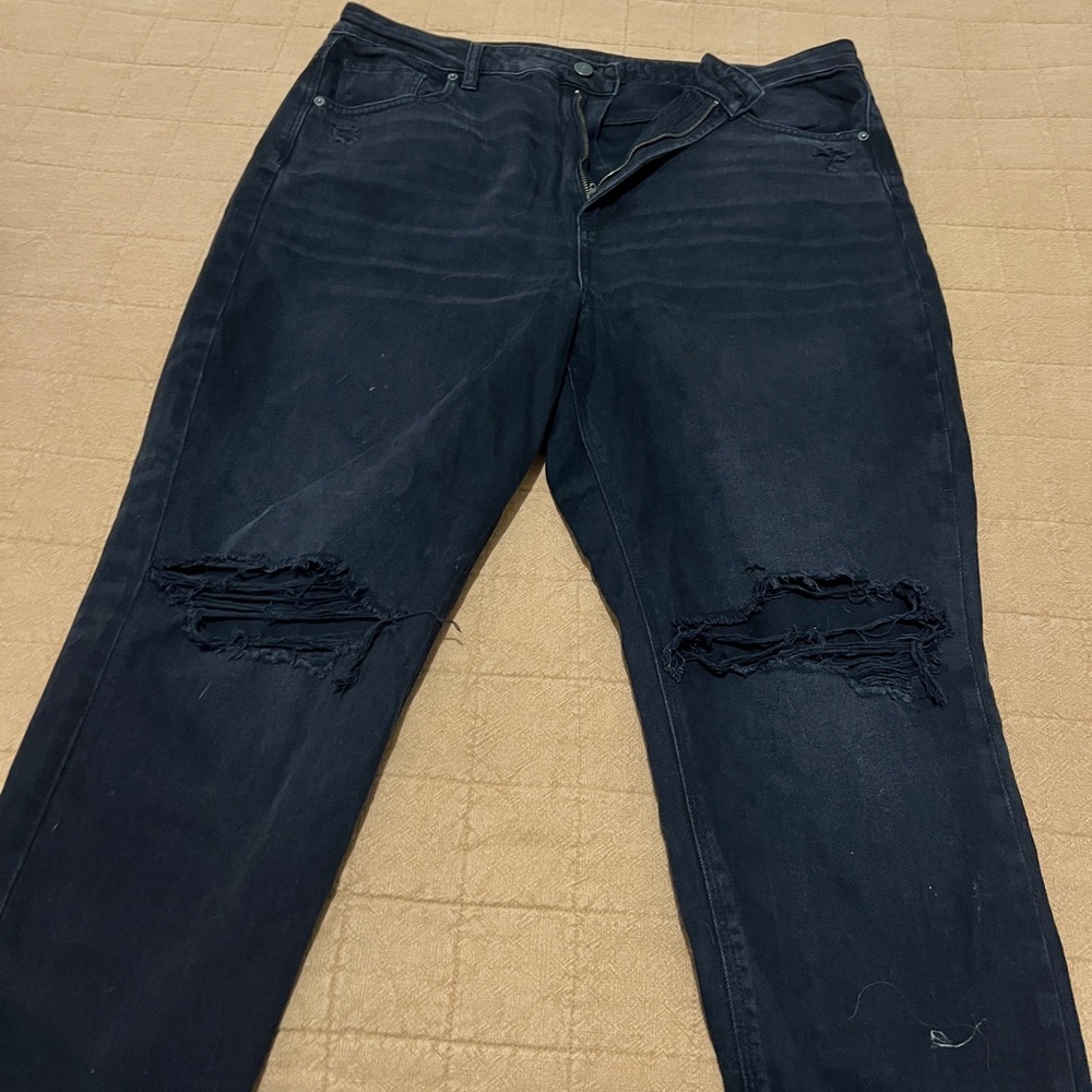 American Eagle mom jeans size 18